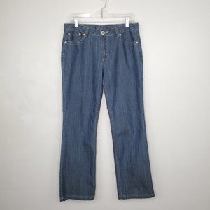 Baccini Medium Wash Bootcut Mid-Rise Denim Jeans Size 10